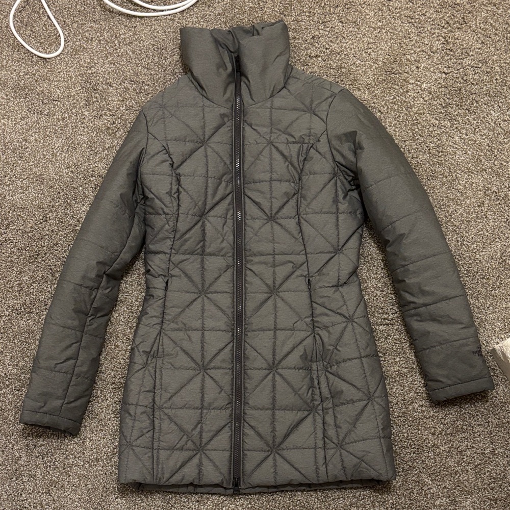 The North Face Women's Longer Grey Coat (women’s xs)